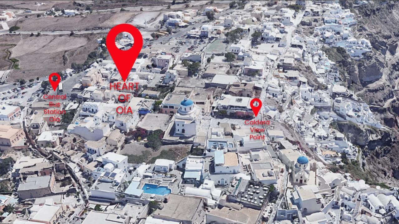 Heart Of Oia - Private House With Jacuzziアパートメント エクステリア 写真